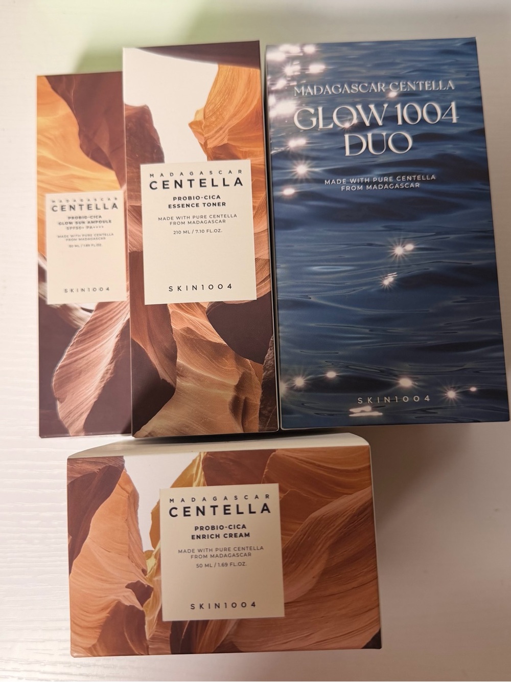 SKIN1004 Madagascar Centella Moisturizing Set - Brown & Blue